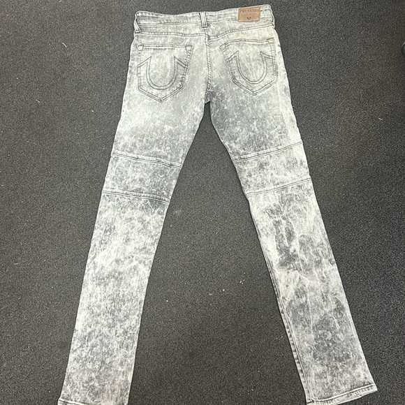True religion men distressed jeans inseam 34.5” - Picture 8 of 13